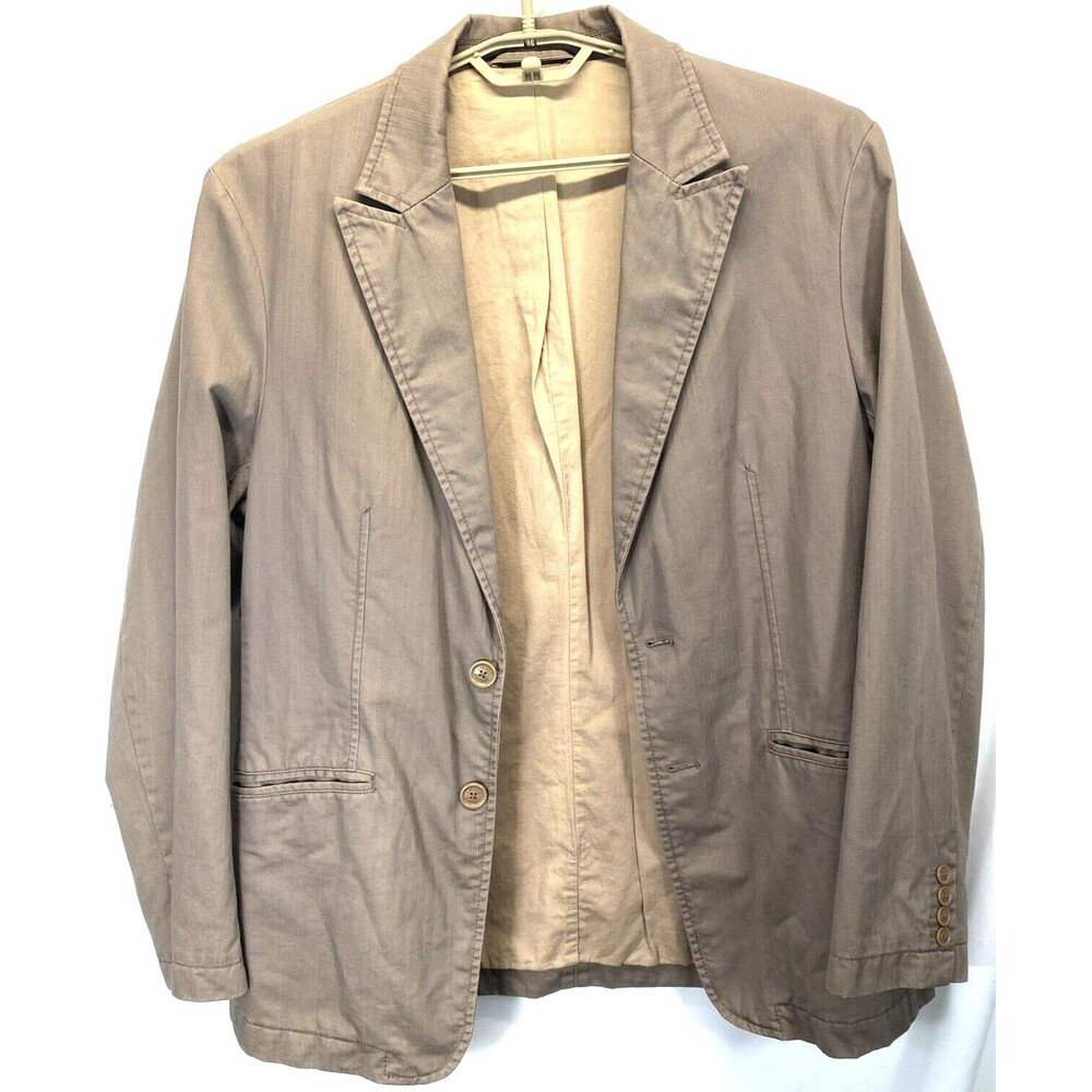 Esprit Men's All Weather Gear Size X-Large Khaki Outdoor Cotton Jacket Coat